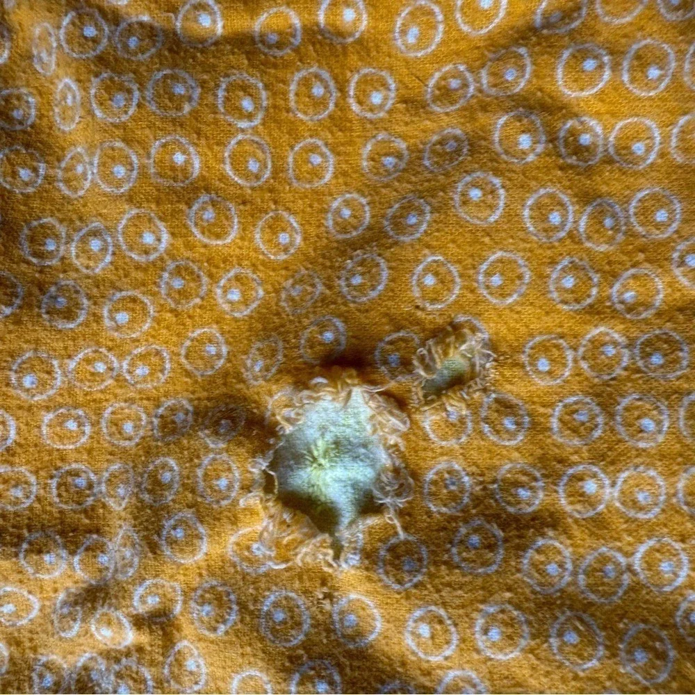 Handmade Quilt Sunny w Bike Owl Flannel Yellow Orange 62